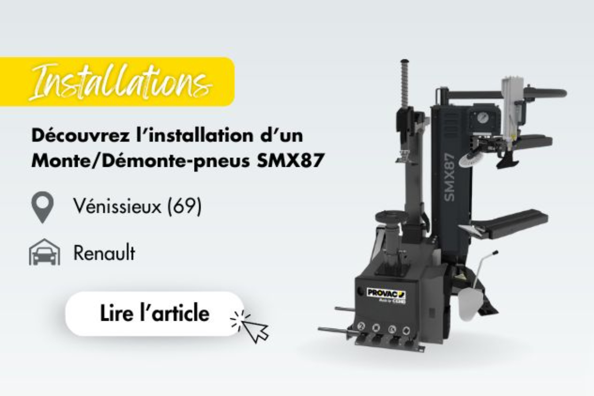 INSTALLATIONS : Machine  pneus SMX87  Vnissieux !  