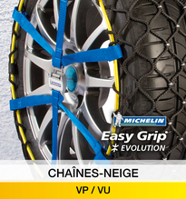 Chaines-neige Easy Grip Michelin 5/17 - Equipement garage Auto