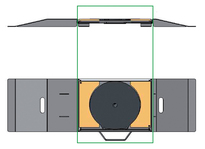 PLATEAU PIVOTANT ACIER ZINGUE