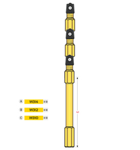 RALLONGE DE VALVE RIGIDE METAL L:130MM